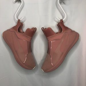 Puma Fierce Pink NBK High Tops Size 8